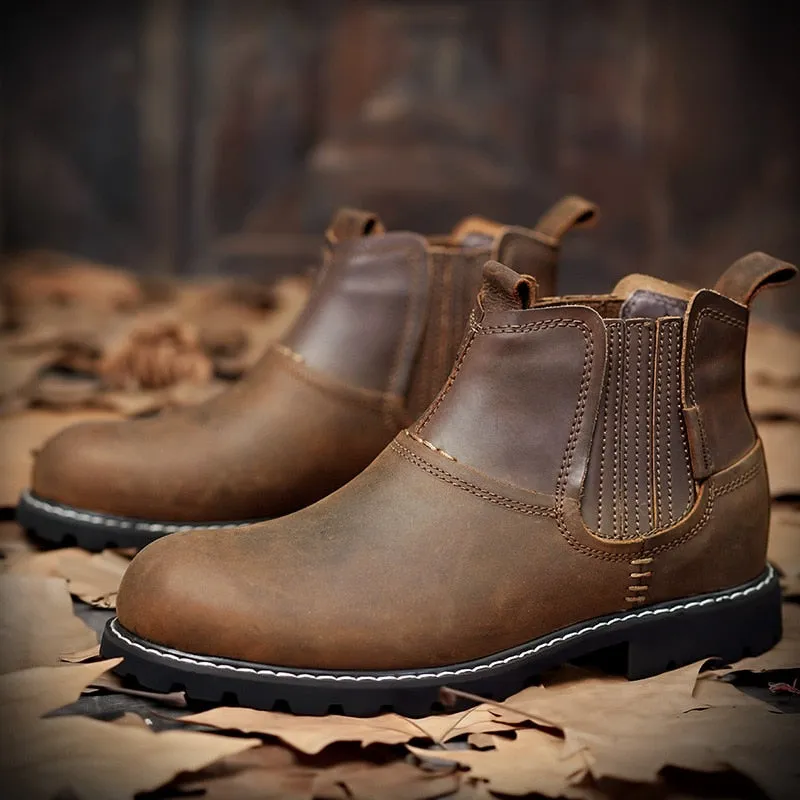 West Louis Non-Slip Leather Chelsea Boots