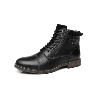 West Louis Vintage Business Dress Leather Boots 