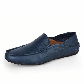 West Louis Autumn Leather Flats Moccasins Phat Farm Loafers