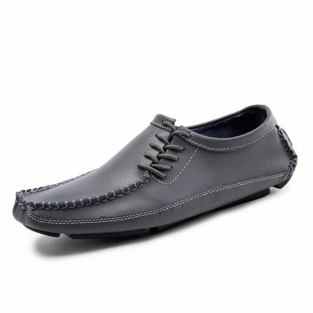 West Louis Breathable Lightweight Leather Mocassin 4.zerogrand Penny Loafers