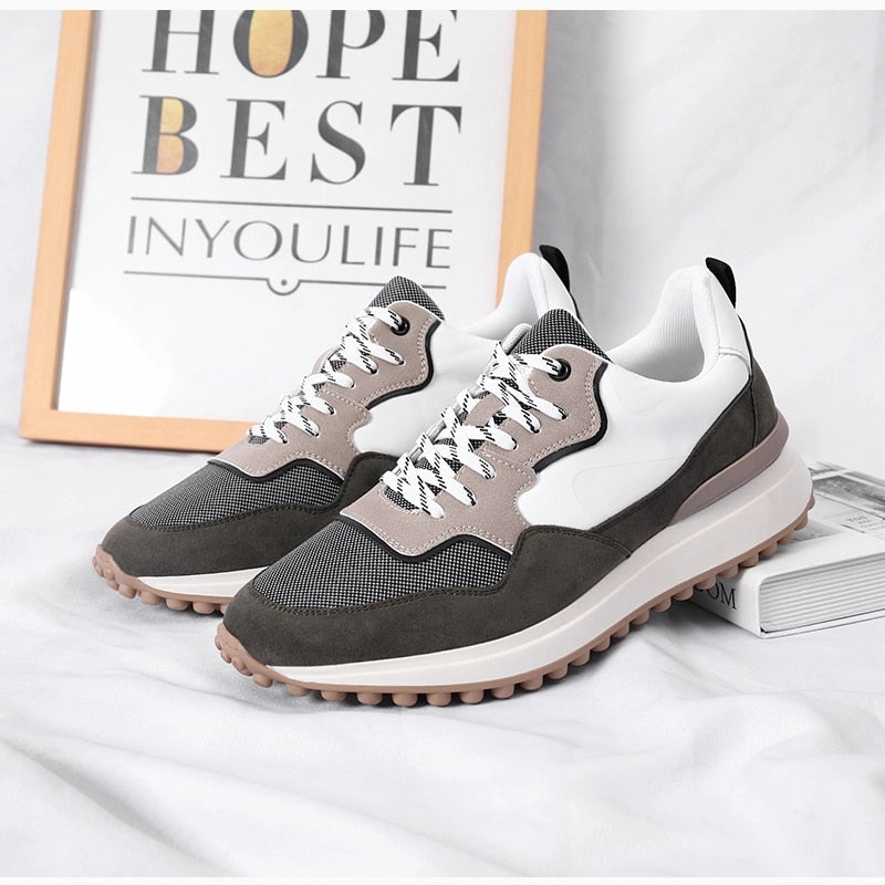 7. NULL West Louis Designer Breathable Fabric Jogging Sneakers