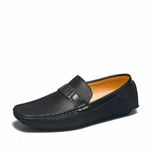 Horsebit Loafers Suede West Louis Elegant Buckle Moccasins