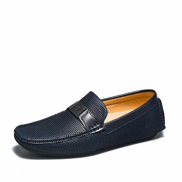 West Louis Elegant Buckle Moccasins Saint Laurent Loafers