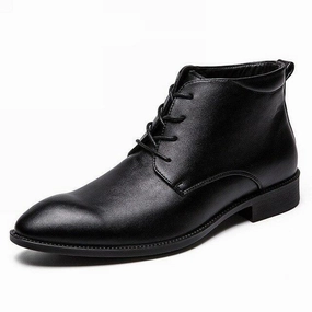 West Louis Elegant Business Toe Leather Boots 