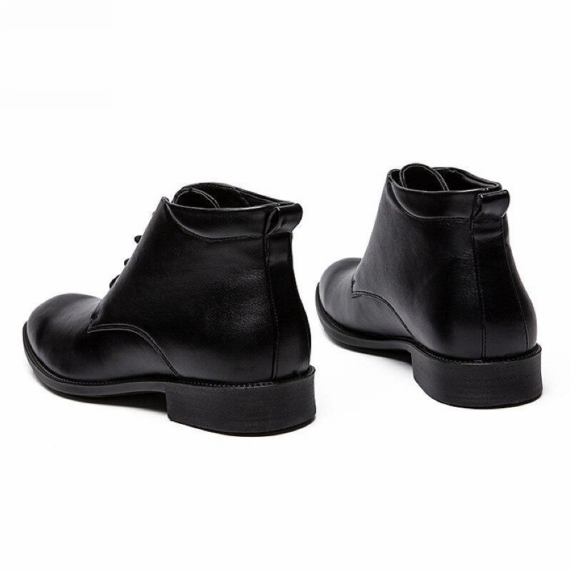 West Louis Elegant Business Toe Leather Boots