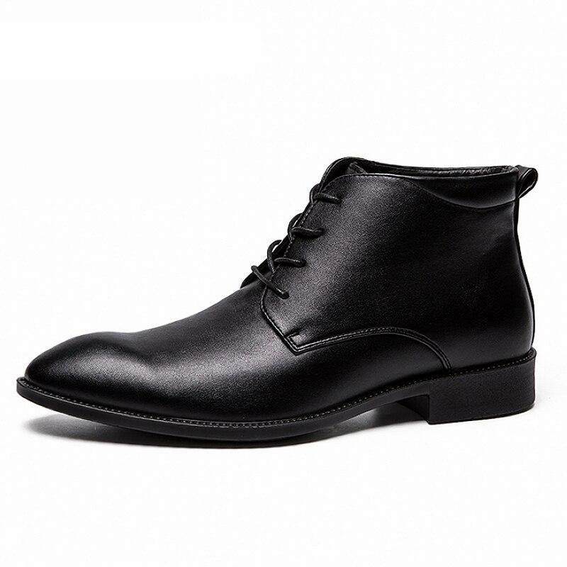 West Louis Elegant Business Toe Leather Boots