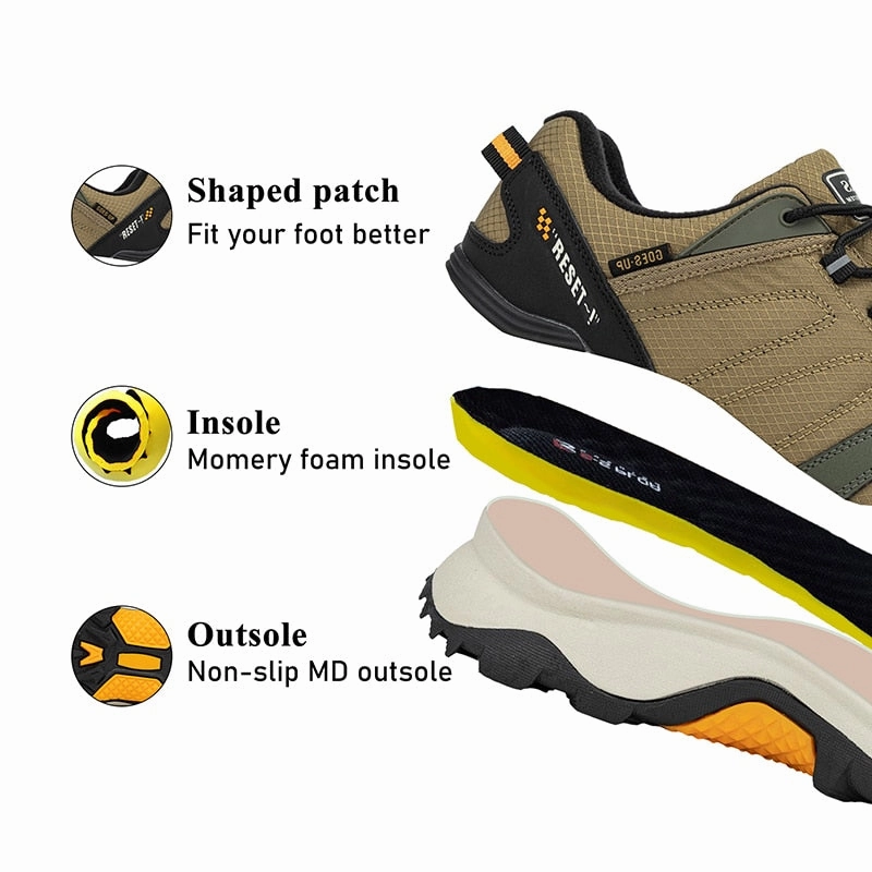 Printable Sneakers West Louis Hiking Non-Slip Wear-Resistant Outdoor Sneakers