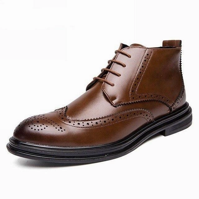 West Louis Pointed Leather Bullock Boots