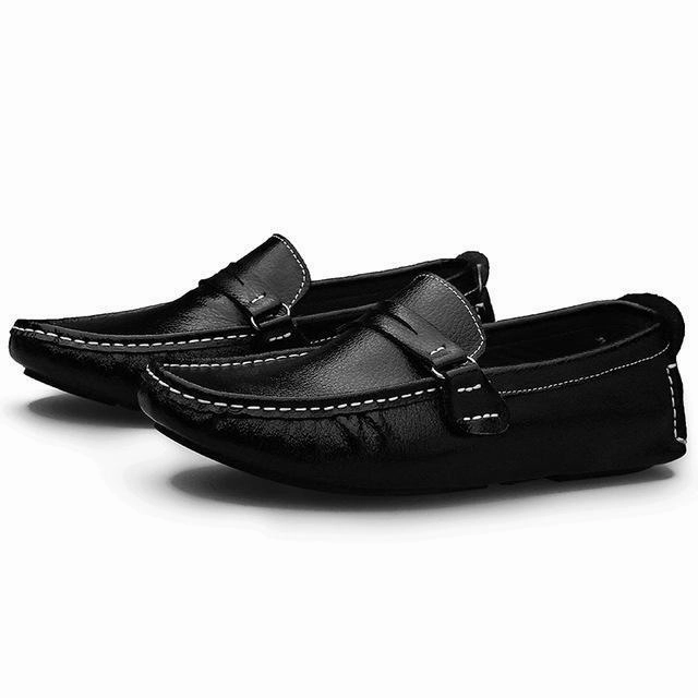 West Louis Soft Bottom Leather Comfy Flats Louis Vuitton Denim Loafers