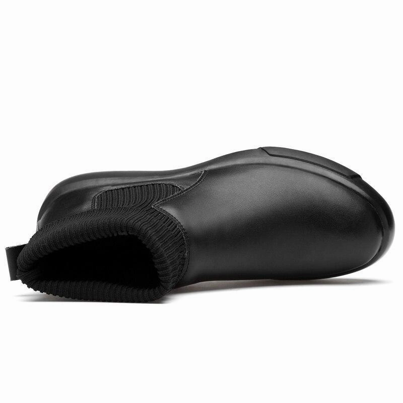 West Louis Unique Design Cloth Lining Comfy Leather Shoes