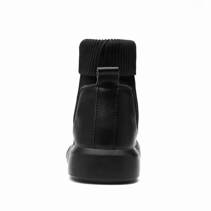 West Louis Unique Design Cloth Lining Comfy Leather Shoes