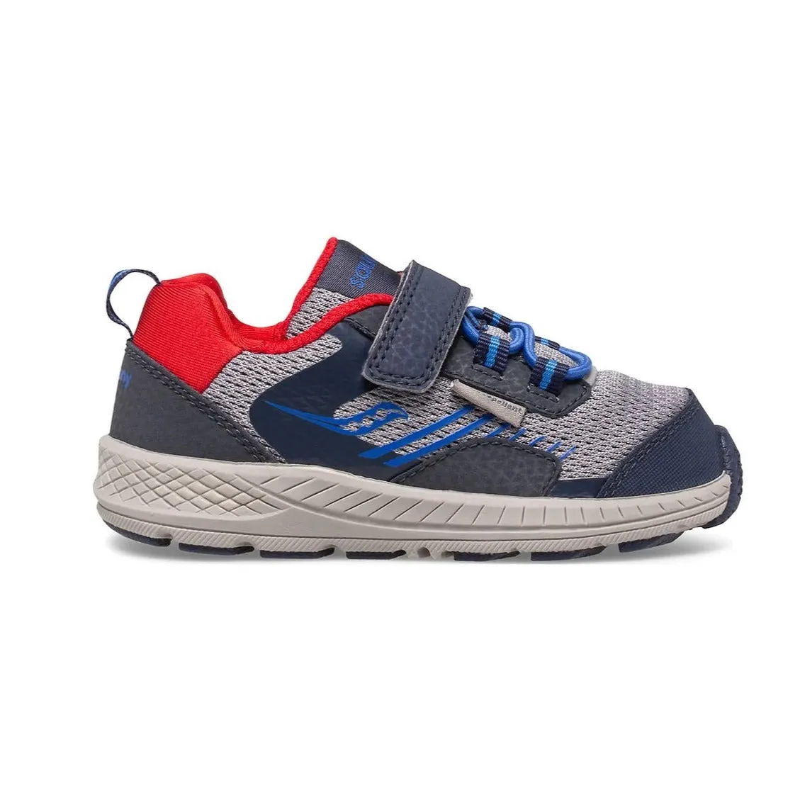Journey Running Shoes Wind Shield A/C  Navy/Grey/Red M (Size 4c-10c)