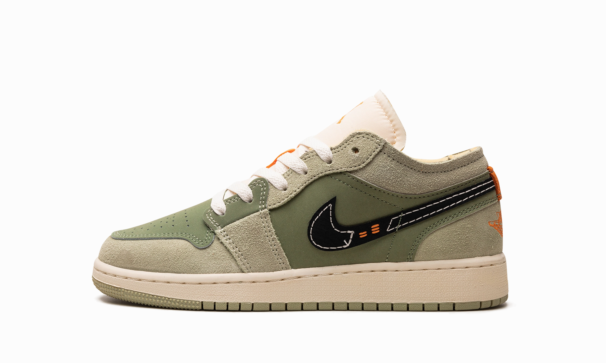 Basketball Shoes Losing Grip Air Jordan 1 Low Craft SE GS "Light Olive"