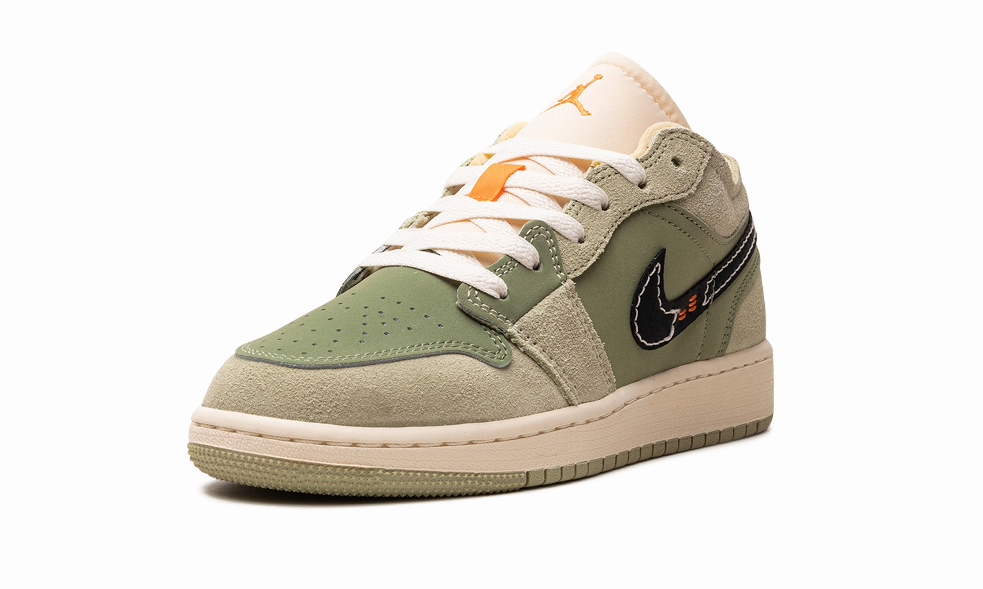 Pg Basketball Shoes Air Jordan 1 Low Craft SE GS "Light Olive"