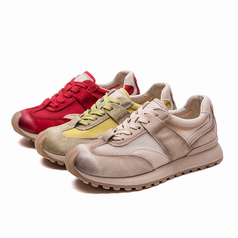 Women Color Matching Patchwork Casual Training Sneakers