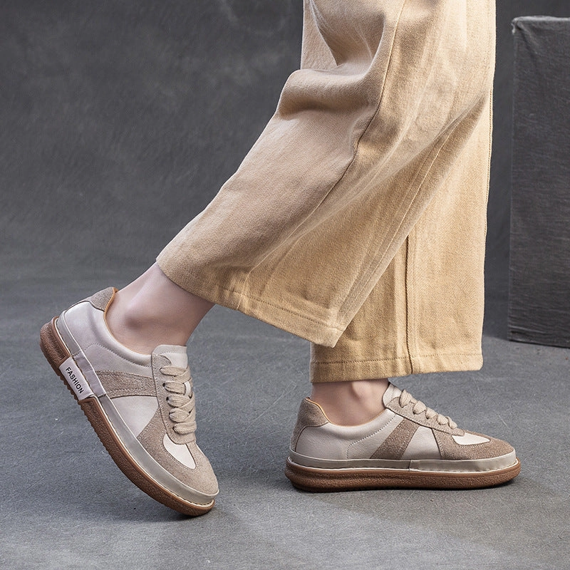 Fuelcore Nergize V1 Training Shoe Women Retro Leather Flat Casual Training Shoes