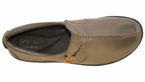 Women's Ashland Glow Shoes Gray Pewter (26102778) Flat Dolly Shoes