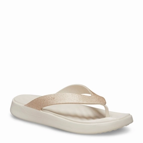 Insulated Flip Flops Women's Crocs, Getaway Glitter Flip Sandal