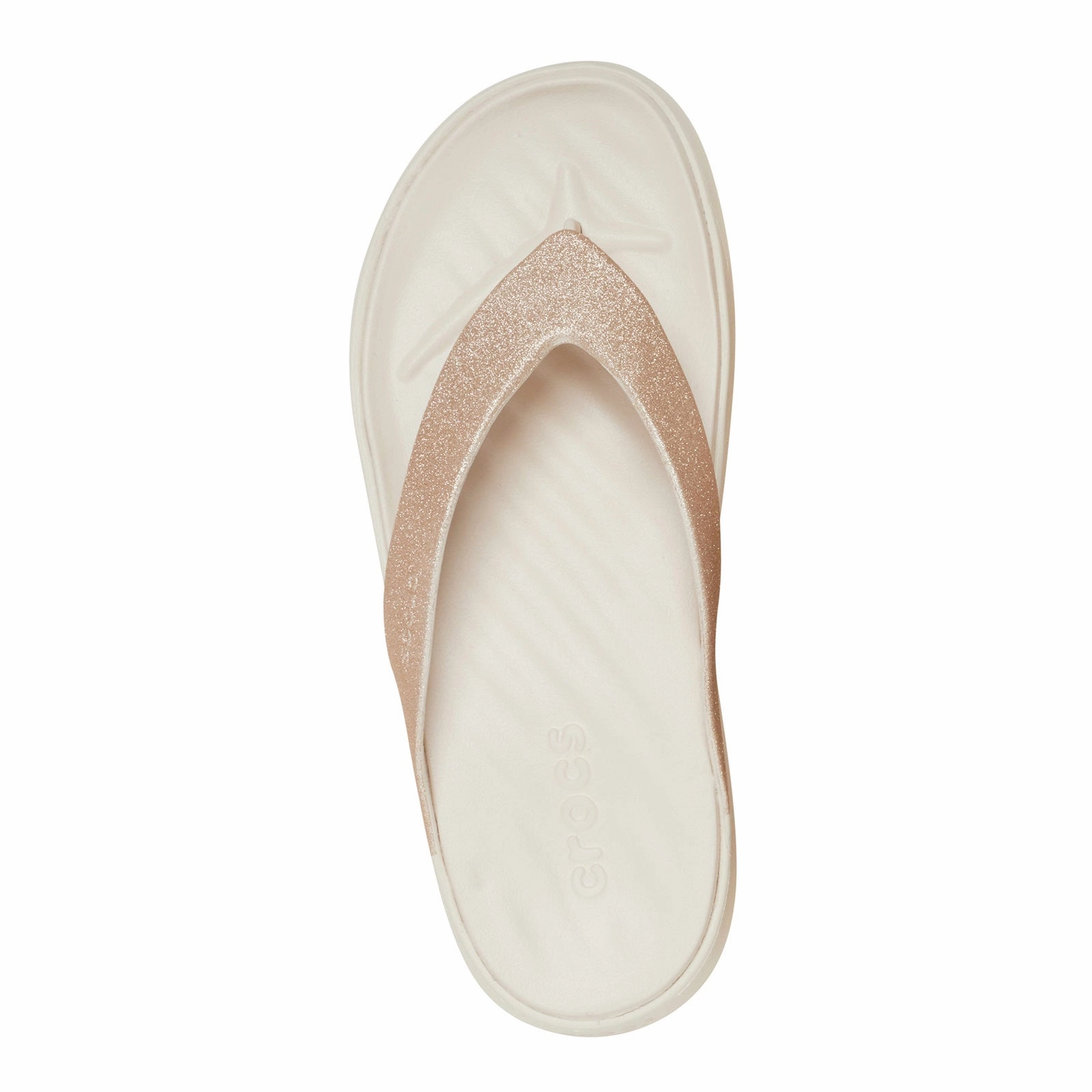 Women's Crocs, Getaway Glitter Flip Sandal Yoga Foam Flip Flops