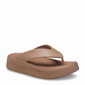 Women's Crocs, Getaway Platform Flip Sandal Mature Feet In Flip Flops