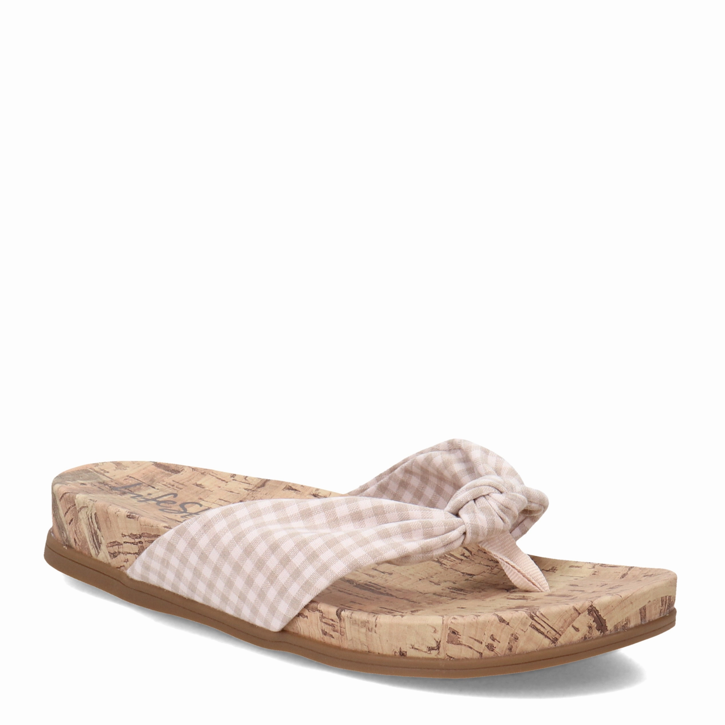 Women's LifeStride, Happy Sandal Cloth Bottom Flip Flops