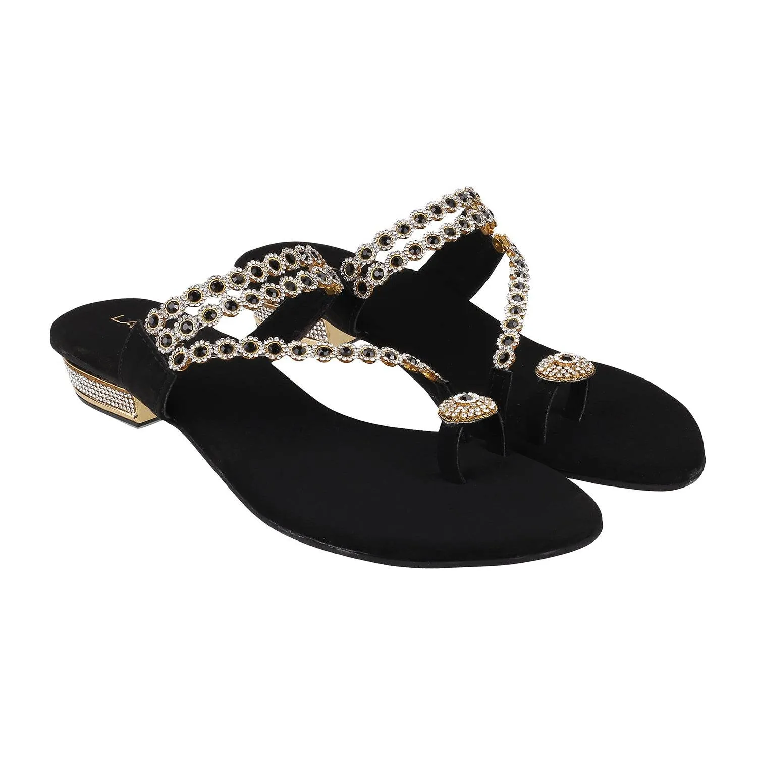 Wat Women's Embellished Toe-Ring Sandals (1365)
