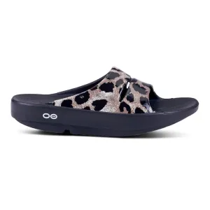 Best Marathon Trainer Shoes Women's OOFOS OOahh Limited Cheetah