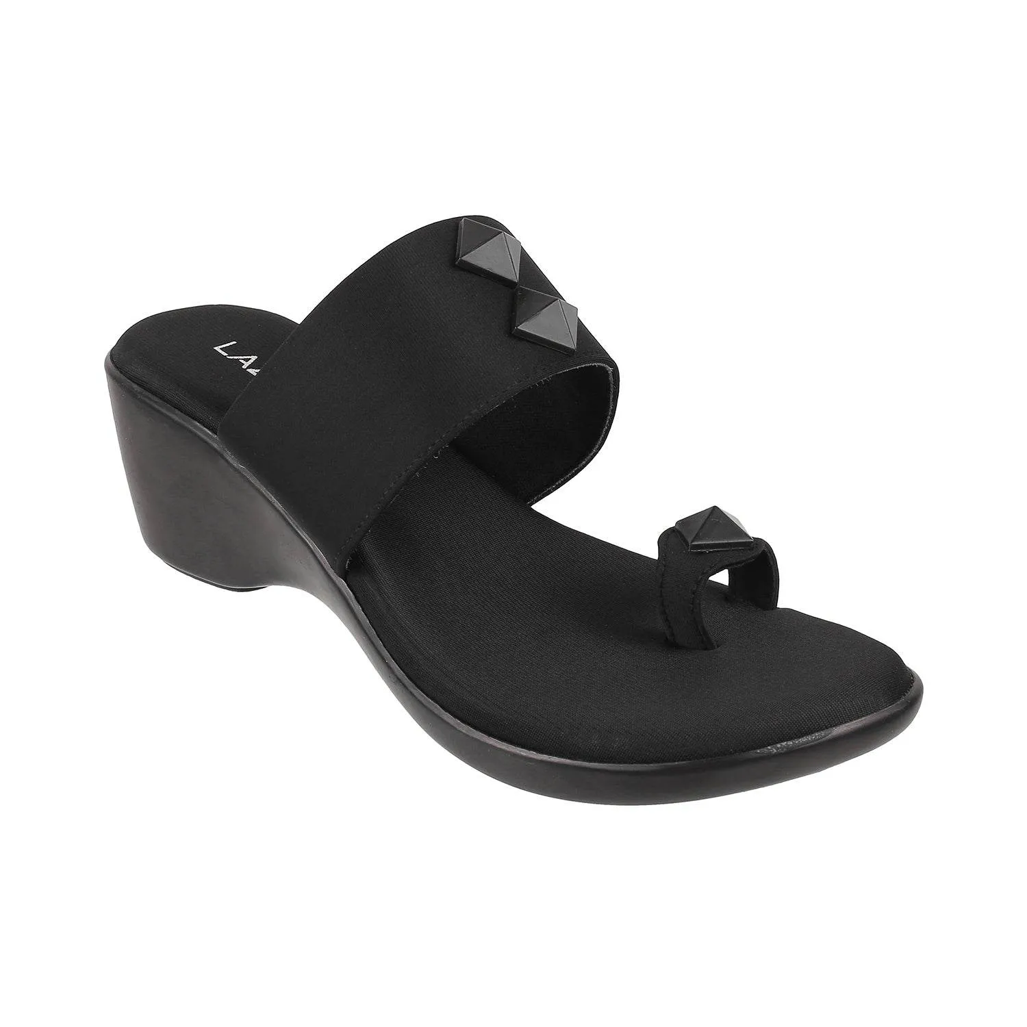 Women's Studded Wedge Toe-Ring Sandals (1366) Sandals Negril Map