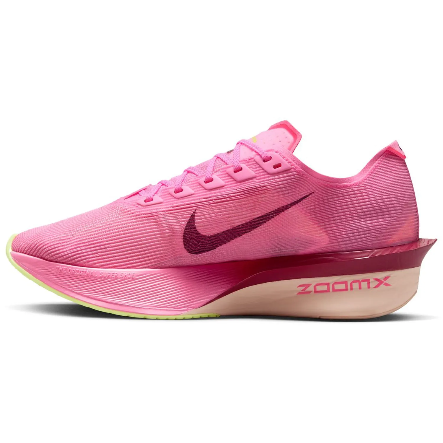 Women's Vaporfly 4 Running Shoes Pink Spell / Bordeaux / Hyper Pink Nike Huarache Turf Shoe