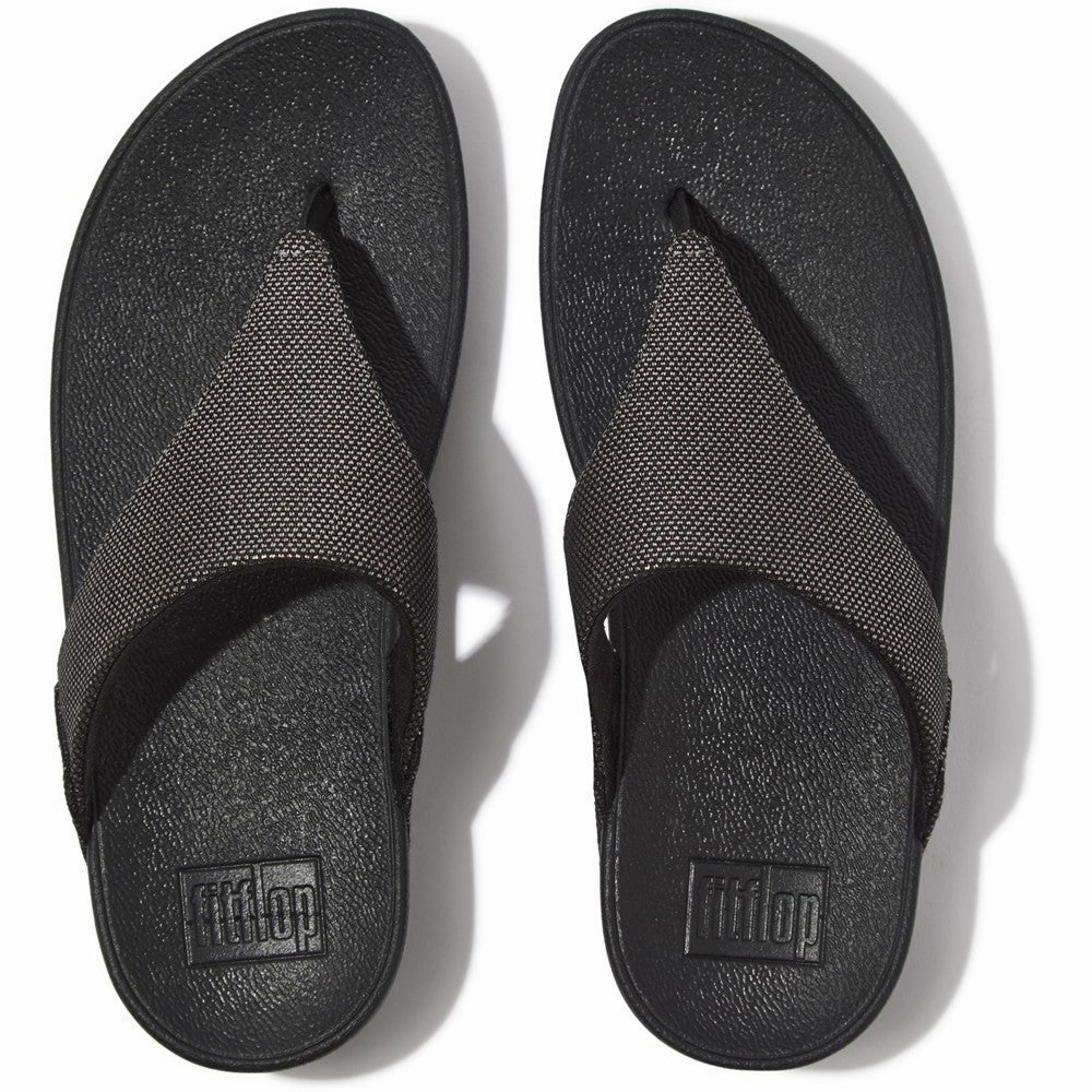 Fitflop Lulu Glitz Toe Post Sandals