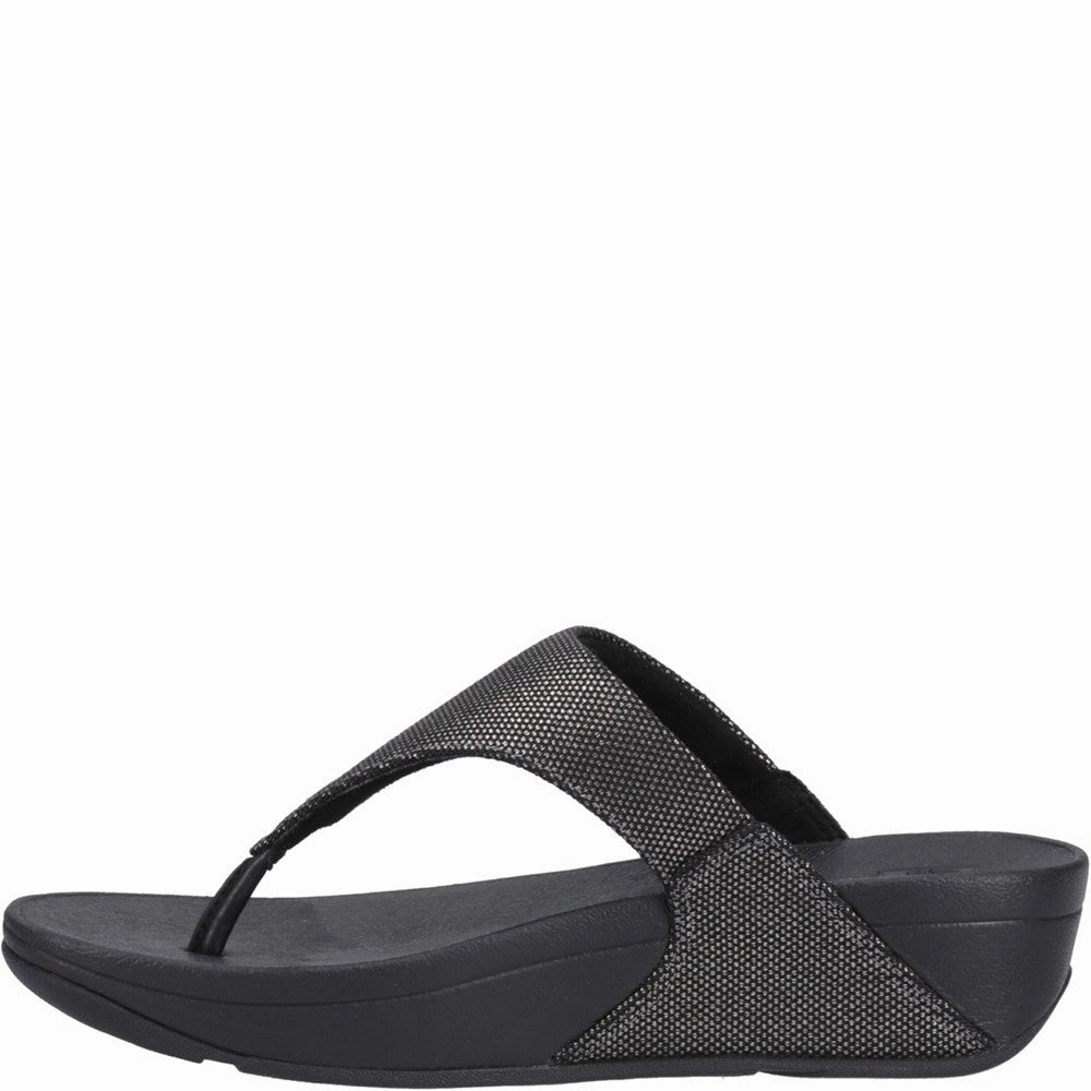 Walking Slip On Fitflop Lulu Glitz Toe Post Sandals
