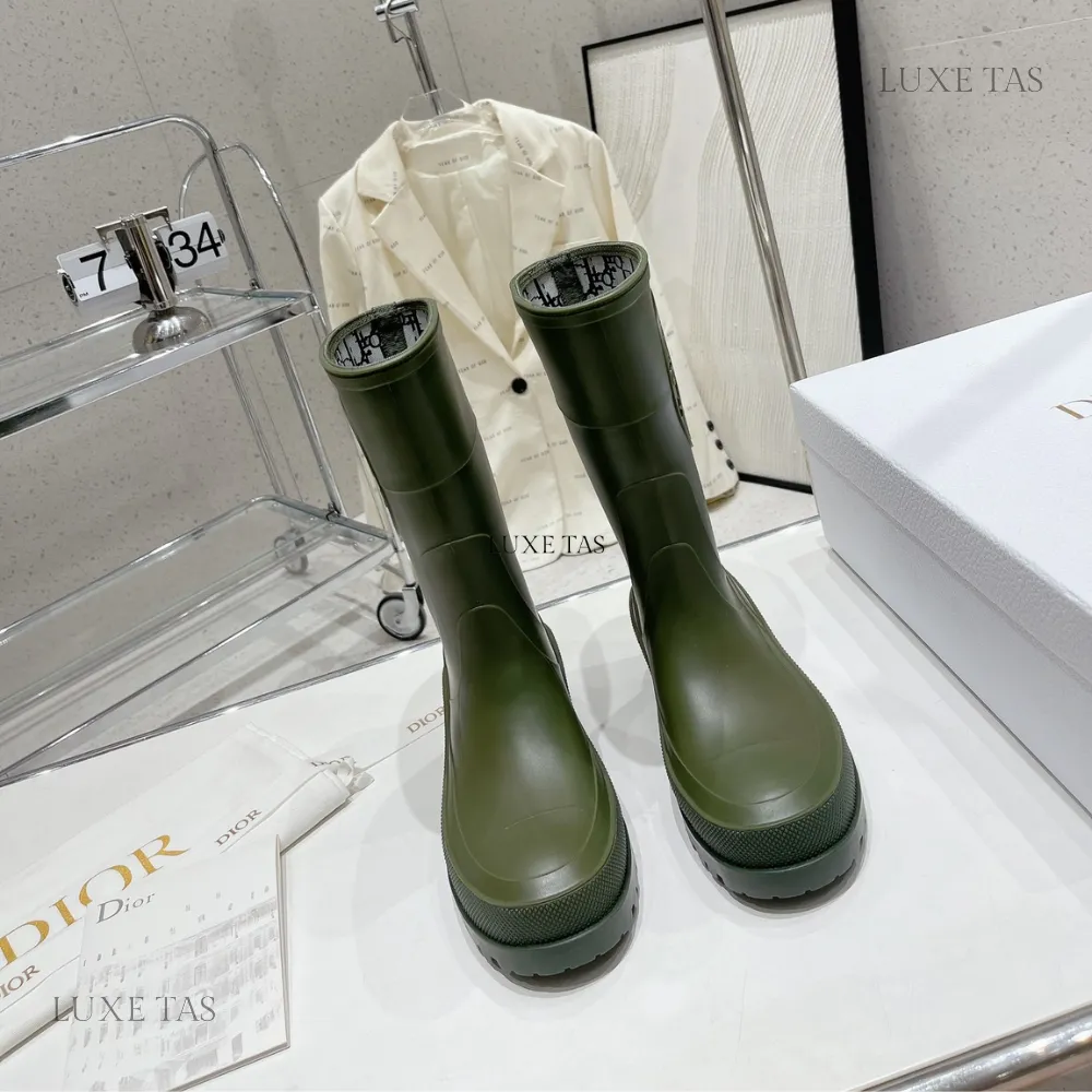 Khaki DRunion Rain Boot Designer Boots & Ankle Boots for Women Step On Snowboard Boots