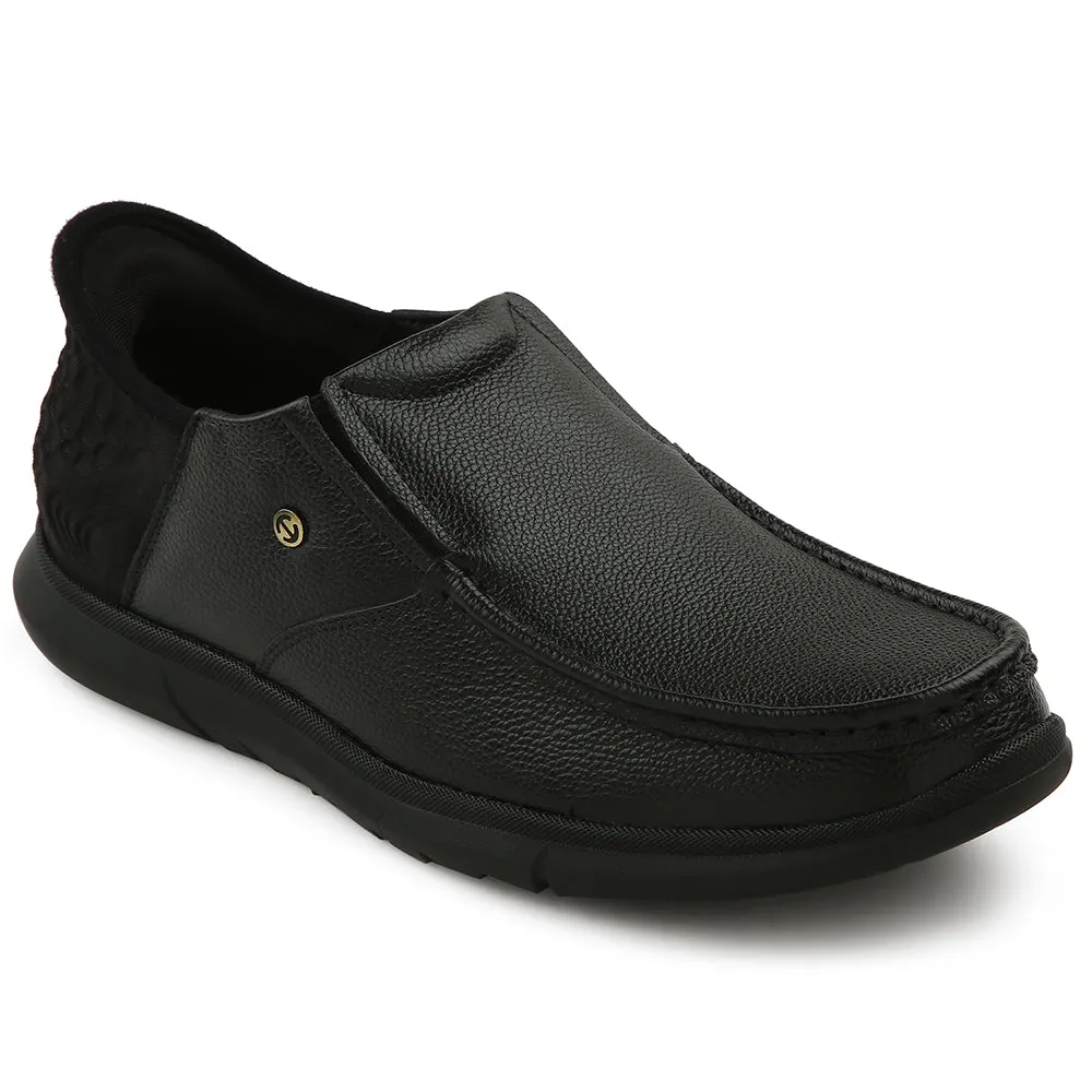 Healers Black Formal Non Lacing Moccasin For Men S201-02 By Liberty Cute Tennis Shoes