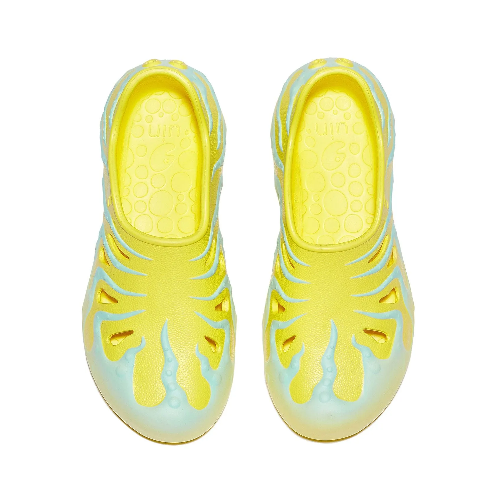 Weweya Sandals Yellow & Glass Blue Octopus II Women