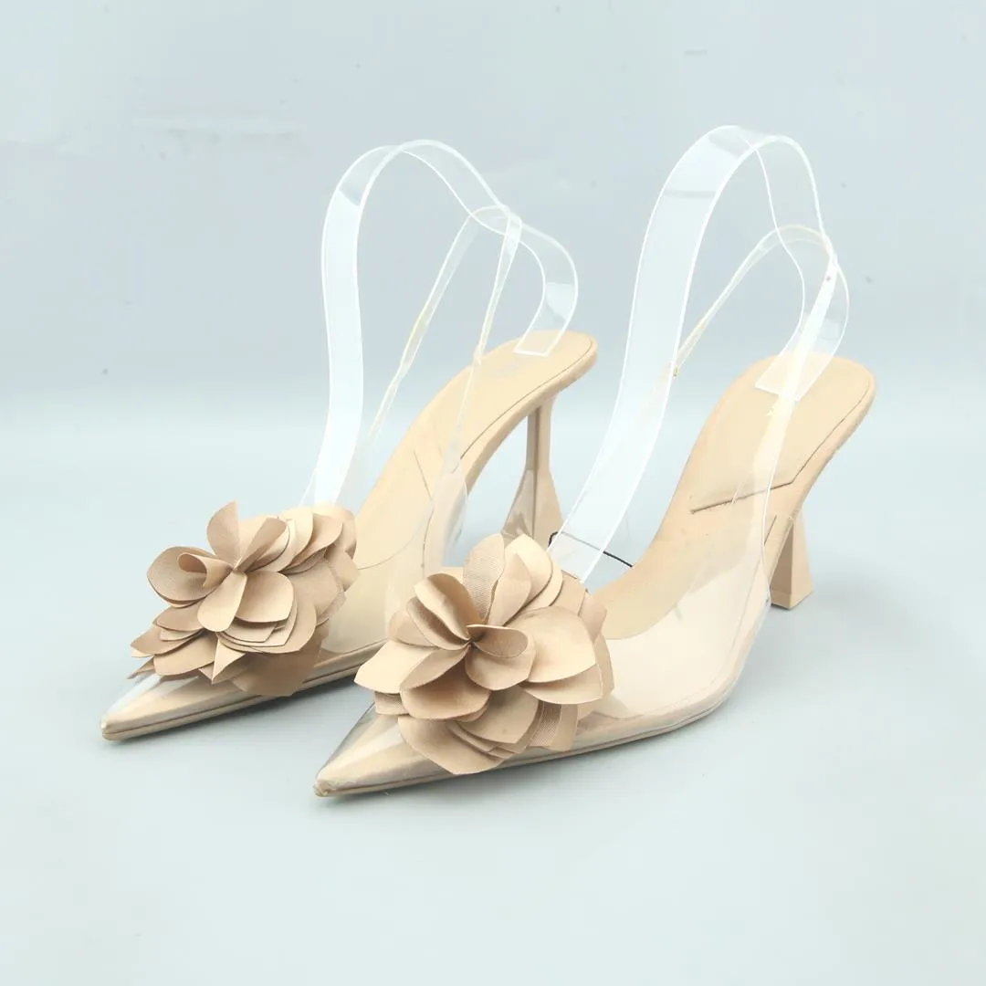 High Heeled Slippers ZARA. .