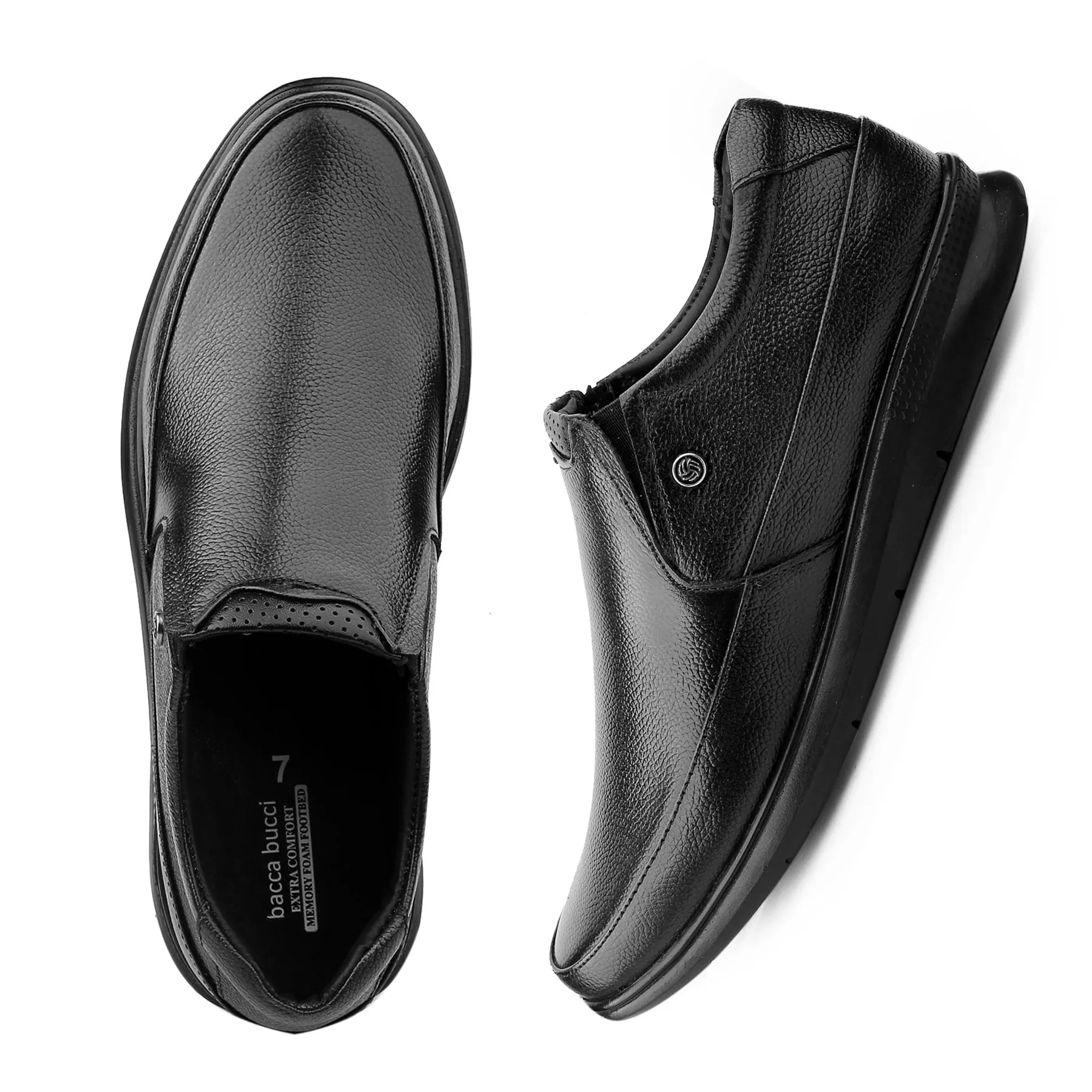 Bacca Bucci Leather Office Slip-ons Formal Shoes | UK- 06 to 14 Reyes Slip On Mary Jane Ballet Flats